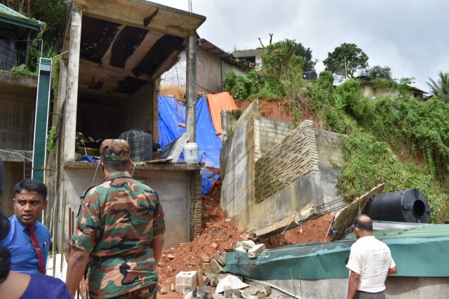 Field visit to affected areas in Ambagamuwa Korale Divisional secretariat Division